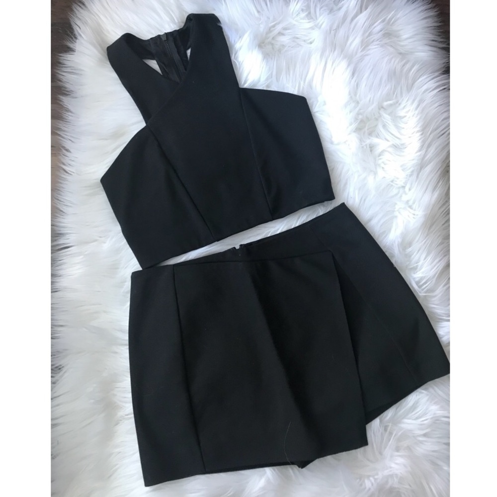 EXPRESS Crop Top & Skort Set
